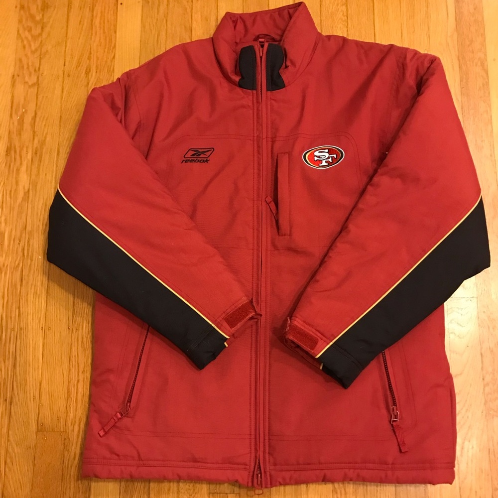 Vintage Reebok On Field SF 49ers Parka